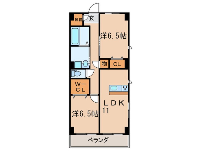 間取図 第３翠芳ビル