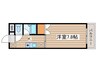 ＮＴＹビル 1Kの間取り