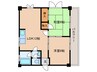 グリ－ンタウン金城 2LDKの間取り