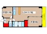 グランドールシャトー 2LDKの間取り