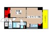 プレミアムコート新栄 1LDKの間取り