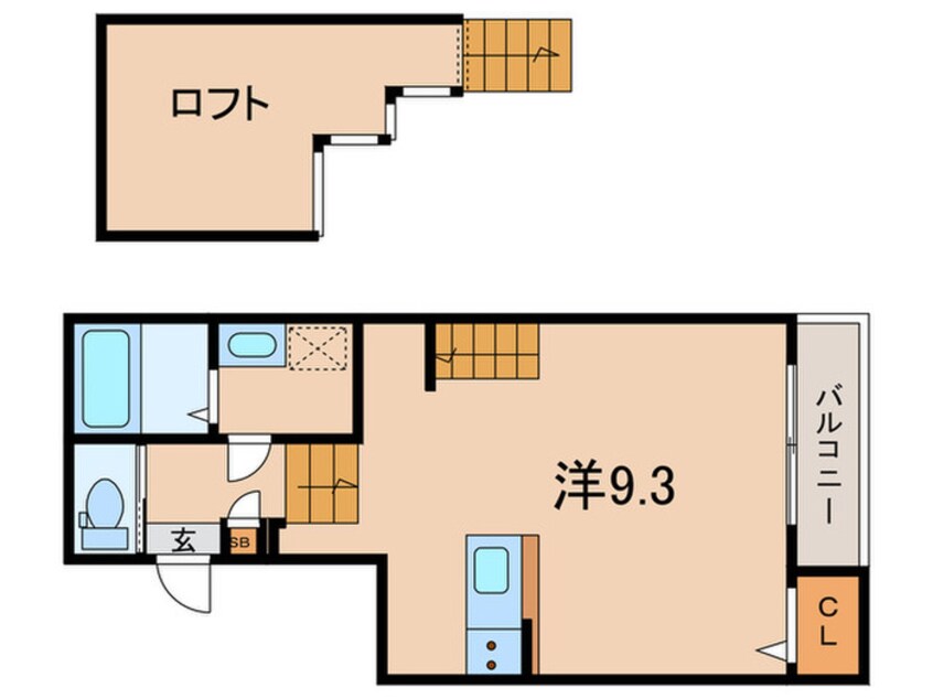 間取図 ラフィーレ志賀本通