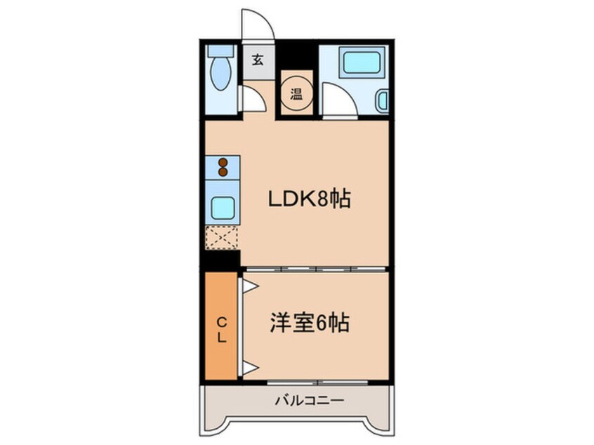 間取図 第三宮地マンション記念橋