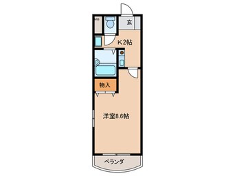 間取図 アーバンシティ栄生