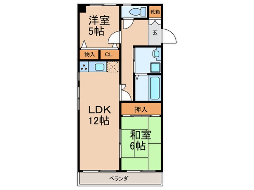 間取図 シャンポール高社