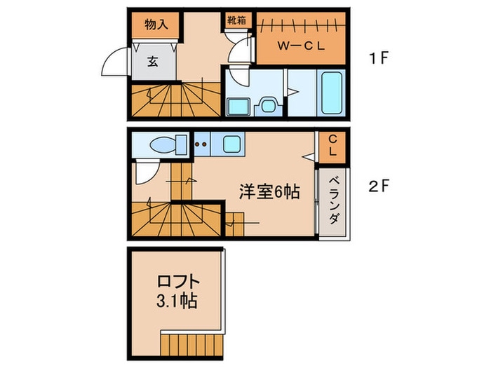 間取り図 Ｙｓ Ｓｑｕａｒｅ名城公園