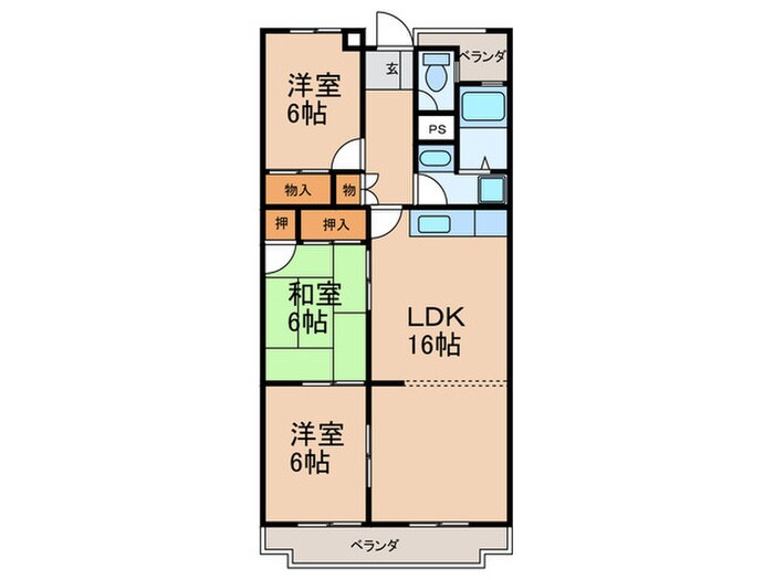 間取り図 ヒルズ富士