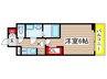 S-RESIDENCE尾頭橋 1Kの間取り