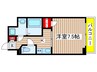 S-RESIDENCE尾頭橋 1Kの間取り