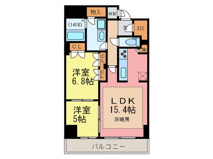 間取り図 プライムメゾン高見