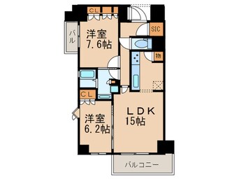 間取図 プライムメゾン高見