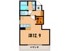 エコ－ソレイユ伏屋 1Rの間取り