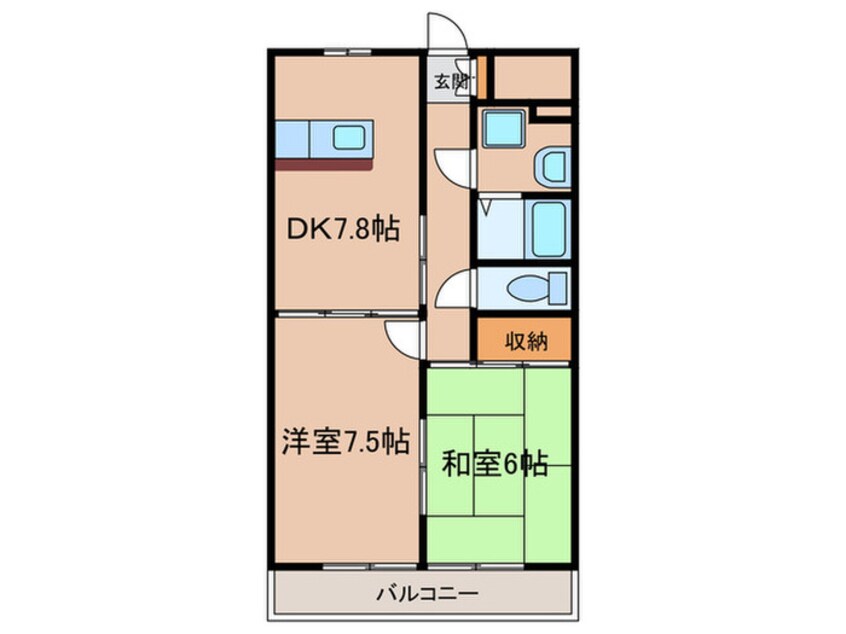 間取図 サンヨウハイネス