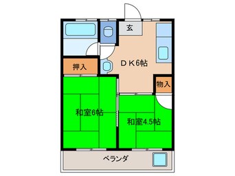 間取図 大栄コーポ