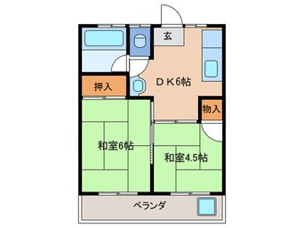 間取図 大栄コーポ