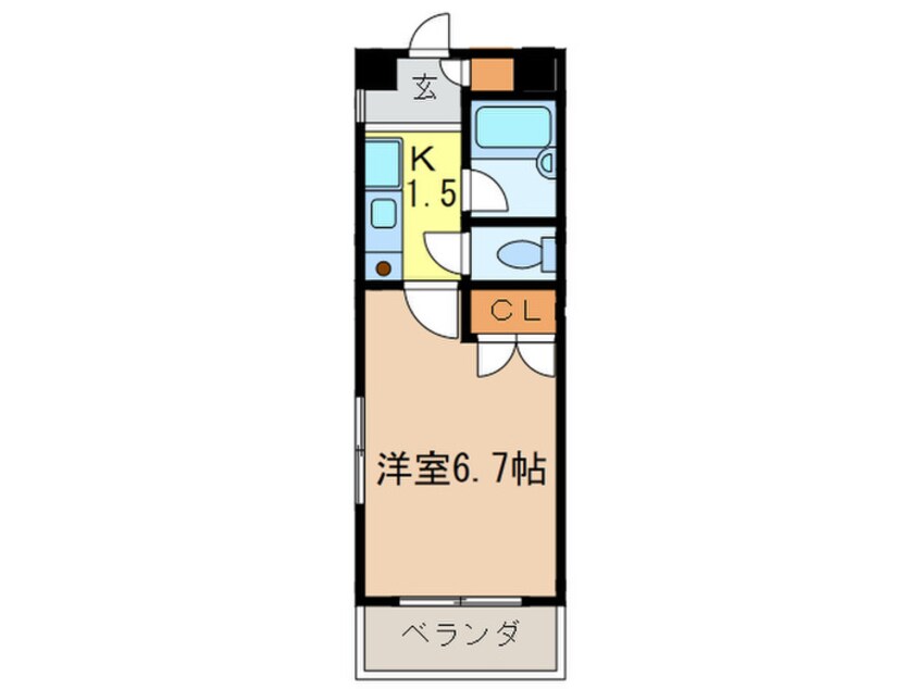 間取図 ｼﾞｬｽﾃｨ浅間