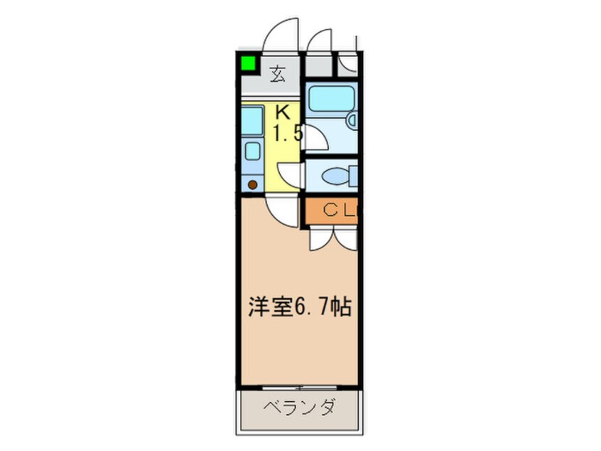 間取図 ｼﾞｬｽﾃｨ浅間