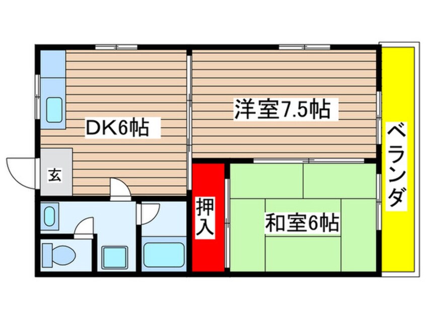 間取図 レジデンス光和１０１