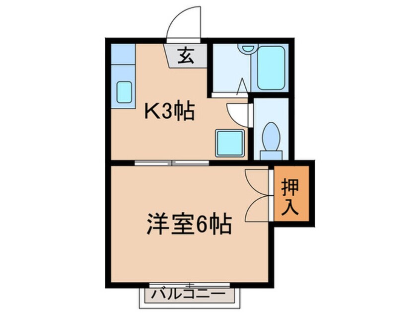 間取図 タウニィ－フルタ