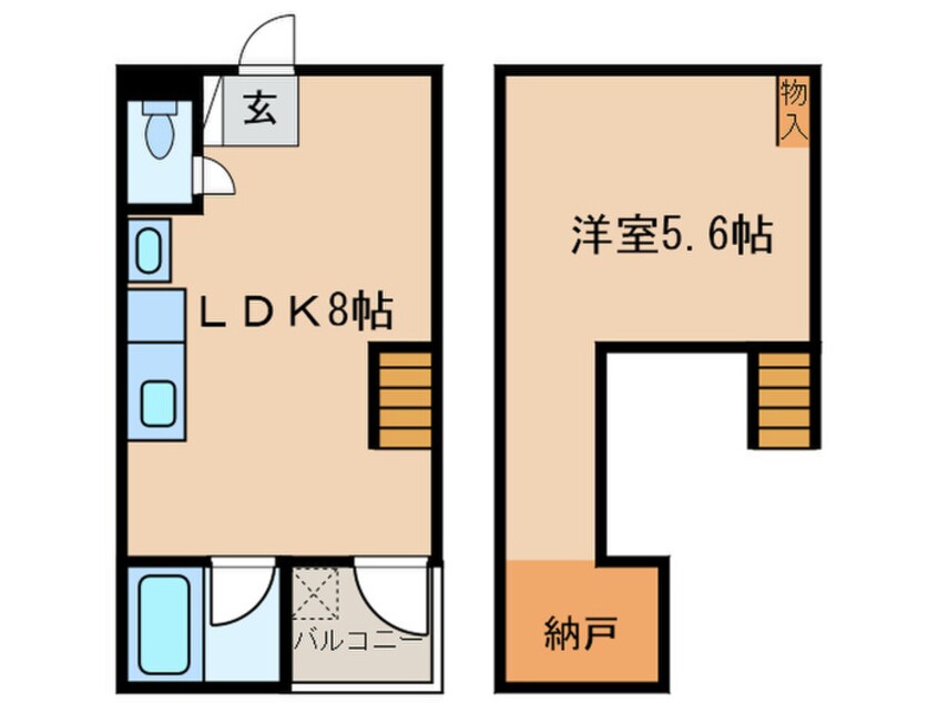 間取図 Ａｚｚｕｒｒｉ池下