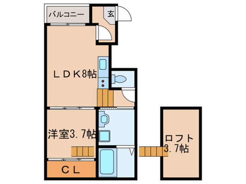 間取図 アレイア本陣