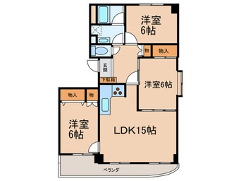 間取図 南山ハイツ