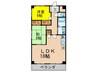 メゾン白川 2LDKの間取り