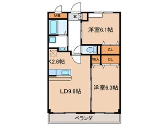 間取図 ブラウベルグ