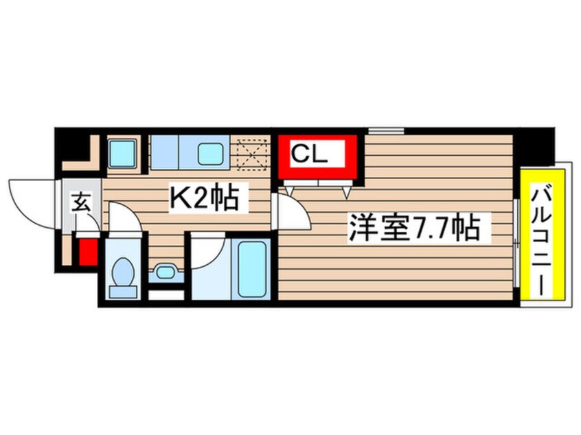 間取図 エスペランサ鳴海