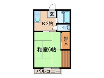 間取図 サンシティ　モリヤ