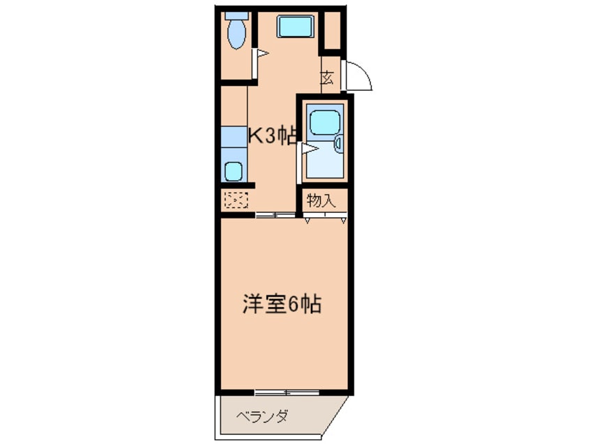 間取図 ラフィ－ネ野並ビル