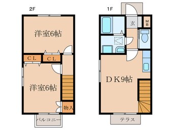 間取図 メルバハイツ