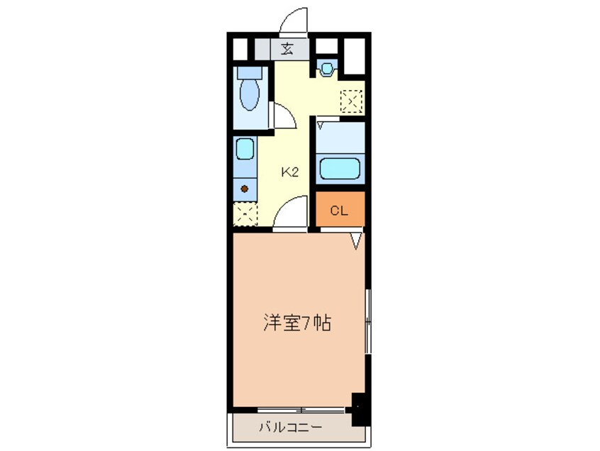 間取図 ボヌ－ル新栄