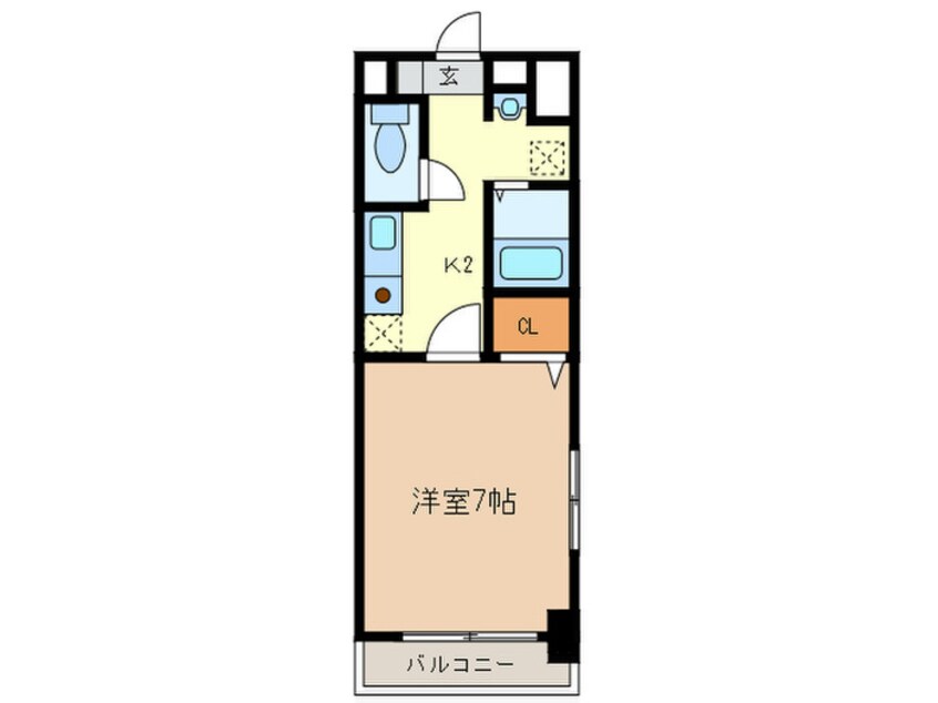 間取図 ボヌ－ル新栄