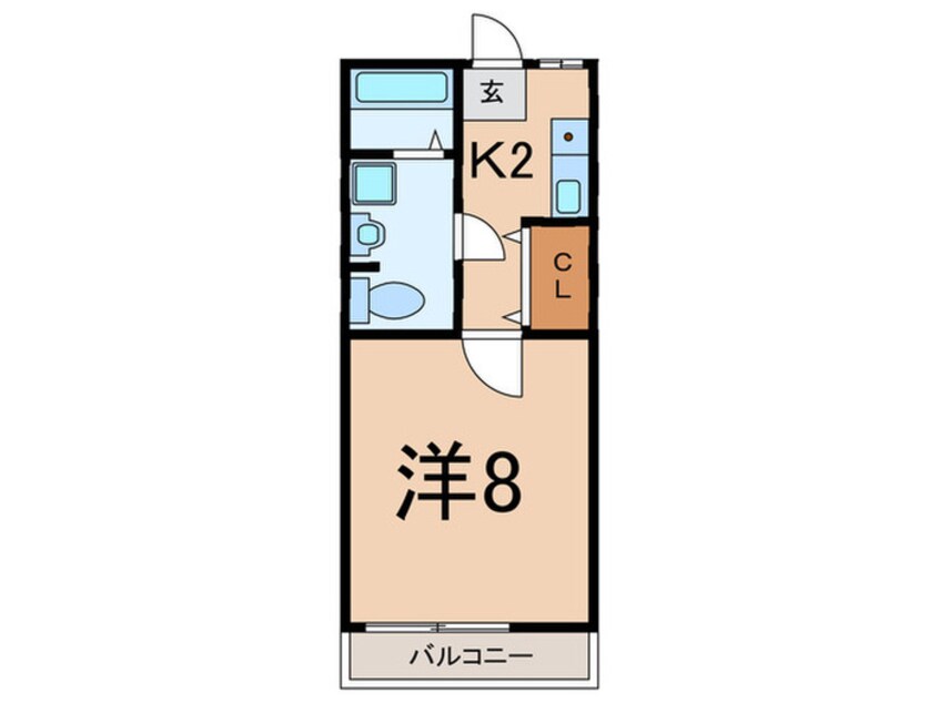 間取図 ハイツＫ