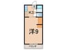 ハイツＫ 1Kの間取り