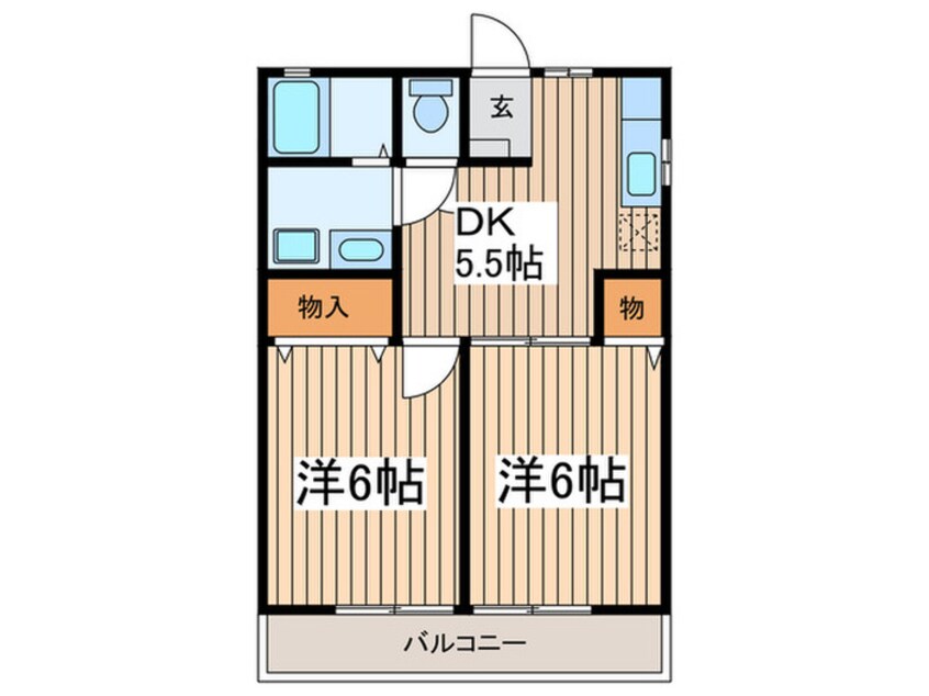 間取図 ヒルズロイヤル