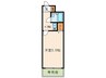 ﾗｲｵﾝｽﾞﾏﾝｼｮﾝ名大ｳｴｽﾄ(110) 1Kの間取り