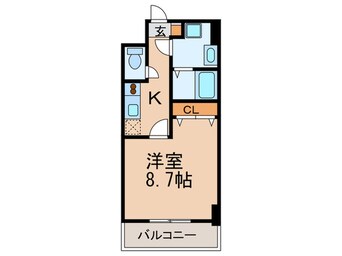 間取図 ＰＲＥＳＴＡＧＥ名駅