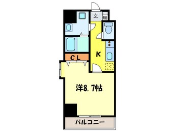 間取図 ＰＲＥＳＴＡＧＥ名駅