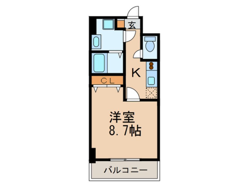 間取図 ＰＲＥＳＴＡＧＥ名駅