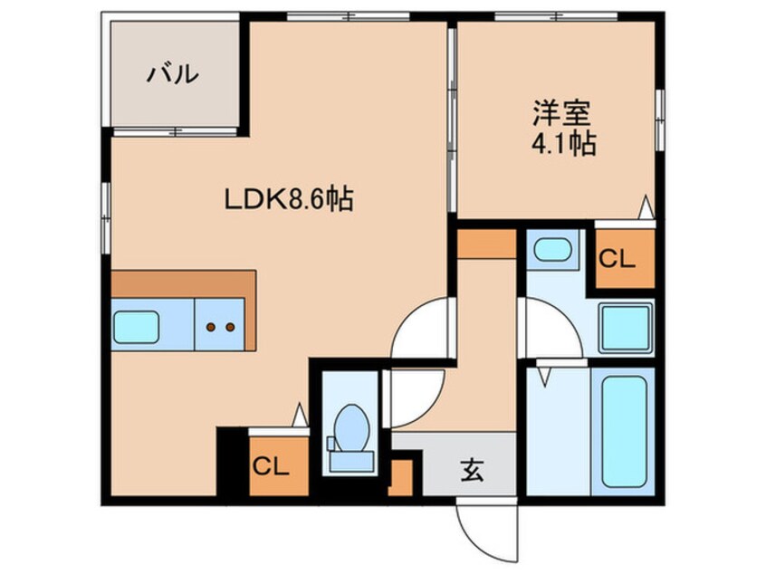 間取図 DEVELD大曽根