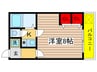 エスト葵南マンション 1Kの間取り