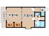 エスト葵南マンション 2Kの間取り
