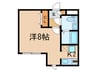 ＭＯＤＵＬＯＲ社台 1Kの間取り