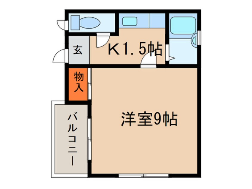 間取図 フォ－ブル藤井