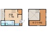 リーフアベニュー 1Rの間取り