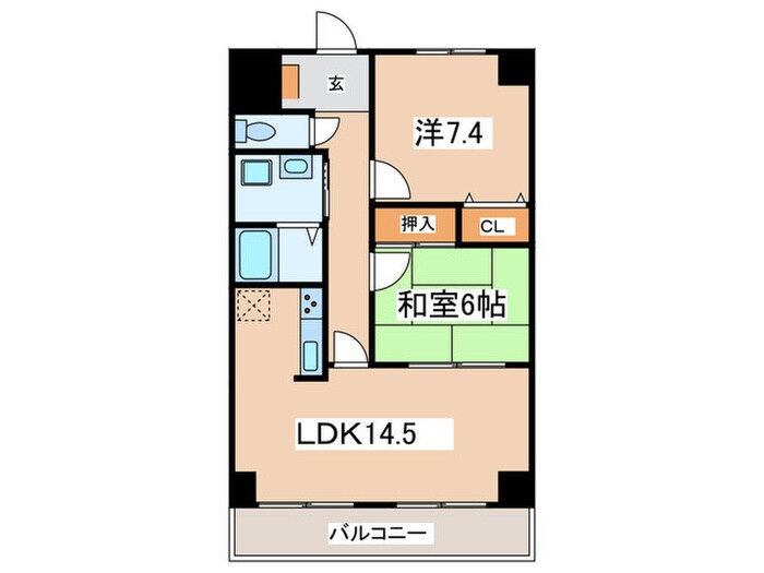 間取り図 シティ－コ－ト翠雲