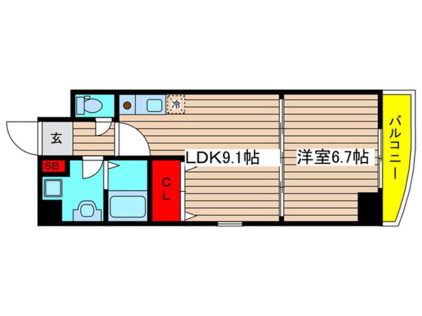 間取図 ミッドランドメンバ－ズ