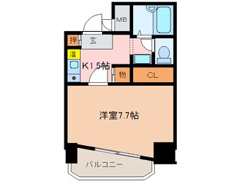 間取図 第12プロスパ－中村